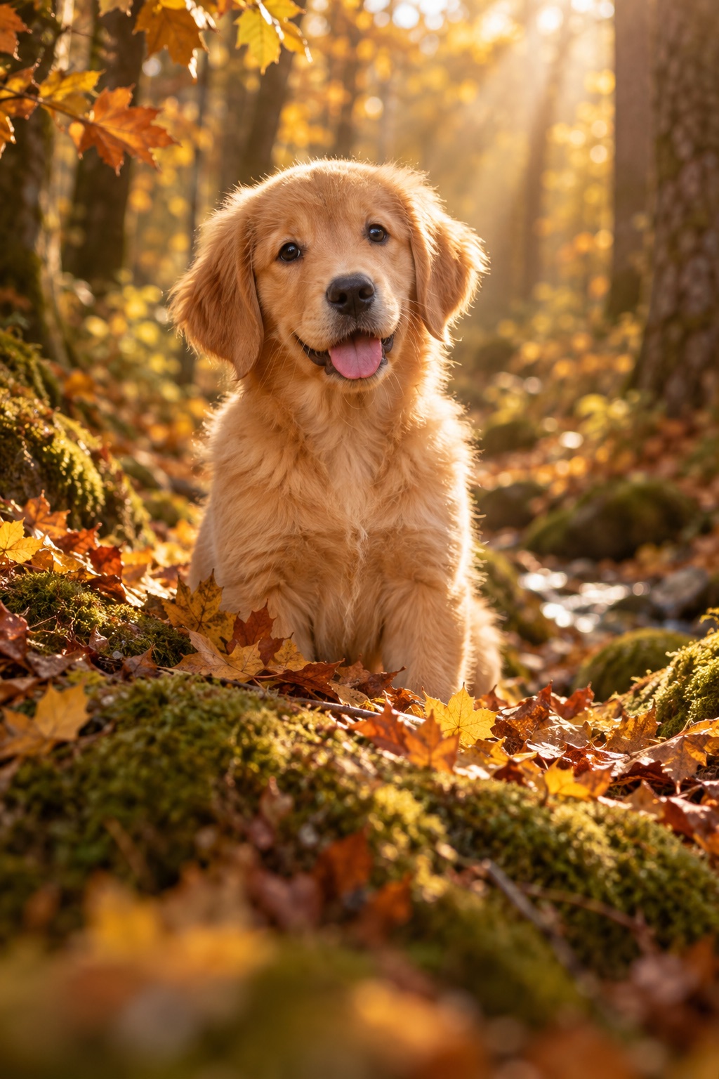 Pet photo illustrating Autumn adventure