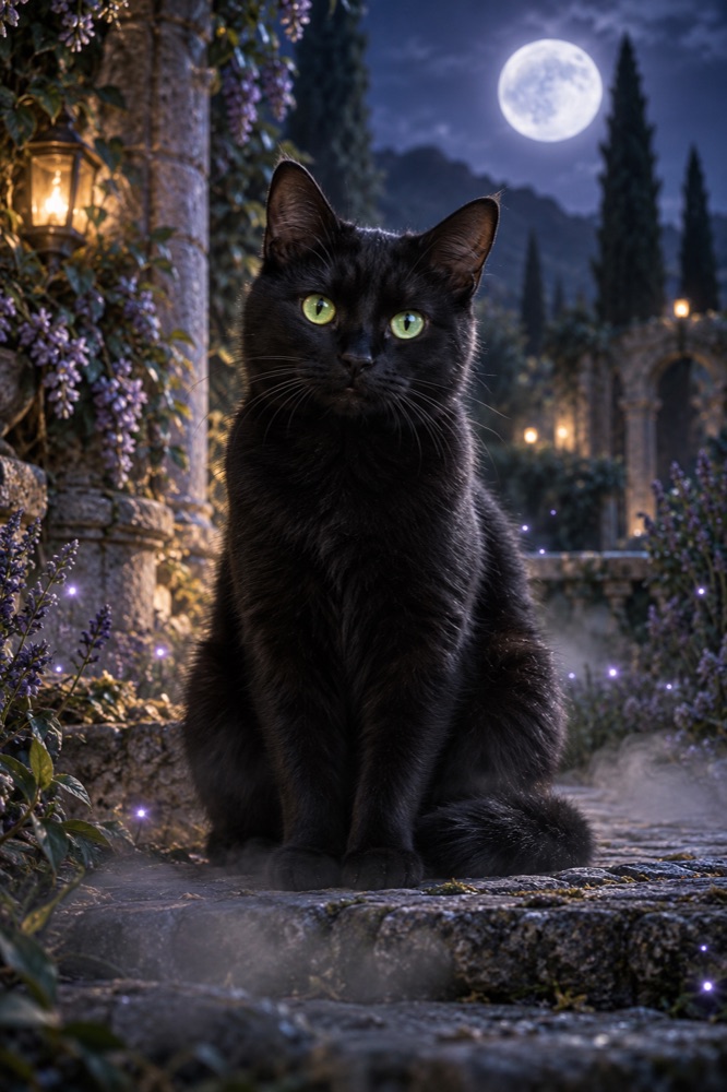 Pet photo illustrating Midnight familiar